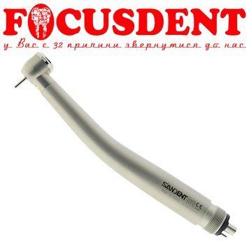 SANDENT Led M4 Big Head наконечник стоматологічний турбінний кнопочний 1717646361 фото