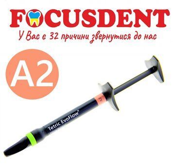 Tetric EvoFlow шприц A2 2гр, Ivoclar Vіvadent 1116636325 фото