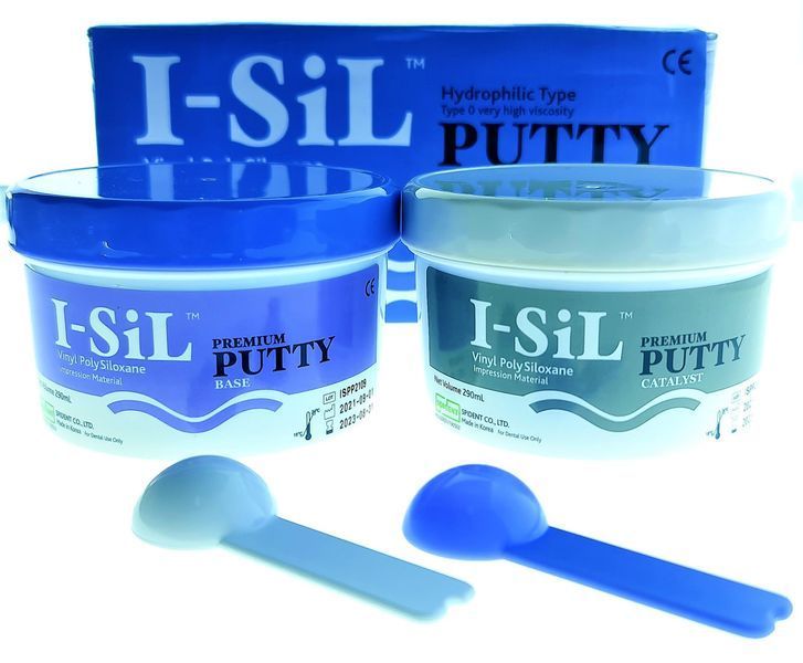 I-SiL Putty Premium (Ай-Сіл) &ndash; А-силіконовий відбитковий матеріал, 2х290 г 1737762782 фото