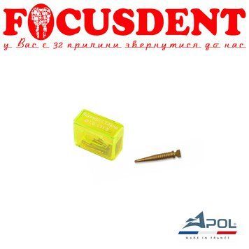 Титанові штифти (шипи) Screwpol Titane &Oslash; 1,6 L11,5 (12шт) Apol (Франція) 2351005456 фото