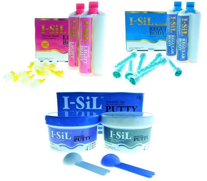 Набір I-SIL PUTTY PREMIUM + I-SIL LIGHT BODY, Spident (Ай-Сіл) +I-Sil Regular Body (Ай-Сіл Лайт Боді) 1737771456 фото
