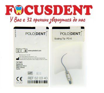 Насадка на скалер Polodent PD-6 1805935725 фото