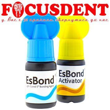 EsBond+ EsActivator (ЄС БОНД+ ЄС АКТИВАТОР), універсальний однокомпонентний адгезив та активатор V-го покоління SPIDENT 2279750234 фото