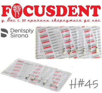 Н-файли ReadySteel 045 , довжина 21 мм, Dentsply Sirona ручні стерильні файли A016D02504504 A016D02504504 фото