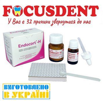 Endocort-Н (Ендокорт-Аш) - цемент цинкоксидевгенольний для постійного пломбування каналів 1643131508 фото