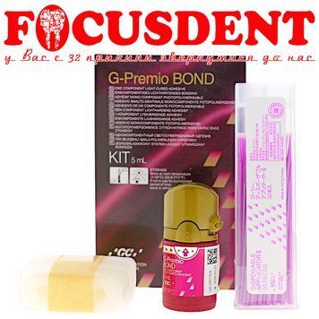 G-PREMIO Bond KIT (Джі Бонд Преміо KIT), 5 мл однокомпонентний універсальний адгезив, апликаторы 50шт в індівідуальній упаковці 2074378854 фото