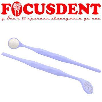 Дзеркало стоматологічне Relax FS Rhodium Lavende #4 22mm (Ханенкрат РЕЛАКС ФС#4 с ручкою Лавандове) 7105 1533507641 фото