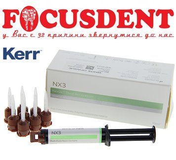 Kerr NX3 (White Opaque) композитний цемент подвійного затвердіння в шприці, 5гр. 2127115092 фото