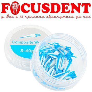 Клинці (аналог Garrison) 3D Composite Wedge Refill Small, малі сині 40 шт. 2901140550357 фото