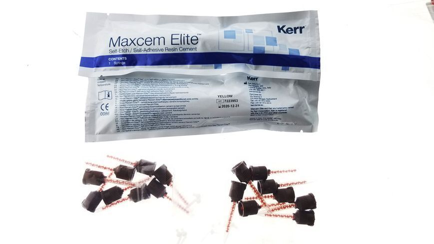 MAXCEM ELITE, Clear 5гр.,(2024.05.31) прозрачний, самоадгезивный композитный цемент 2133541193 фото
