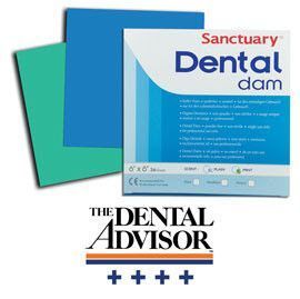 Хустинки до кофердама Sanctuary Dental Dam,(Medium MINT), 36 шт. в упак. 1659837345 фото