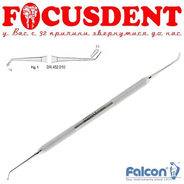 Гладилка зворотна-кулька Falcon DR.110.210 Heidemann (1,2 - 2 мм) 2377886504 фото
