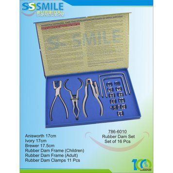 Набір для коффердаму SSSmile на 16 предметів 1028024814 фото