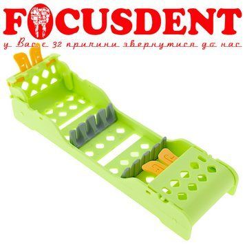 Касета (лоток) для стерилізації на 4 інструментів зелена 2294758849 фото