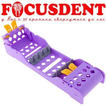 Касета (лоток) для стерилізації на 4 інструментів фіолетова 2294761902 фото