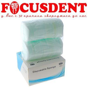 Спонжики до клінстенду (Disposable Sponge), 50шт/уп 2255171900 фото