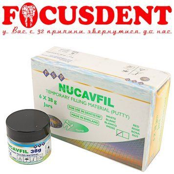 Дентин-паста NUCAVFIL (Нукавфил), 38г. біла (PSP) 2579298175 фото