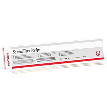 SeptoFipo Strips полиэфирные полоски для обработки и полировки поверхностей 4mm. 100 шт. Septodont 7897990329852 фото