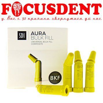 Ультрауніверсальний реставраційний матеріал Aura Bulk Fill (канюлі 20x0.25гр.) 5 гр. 2323713261 фото