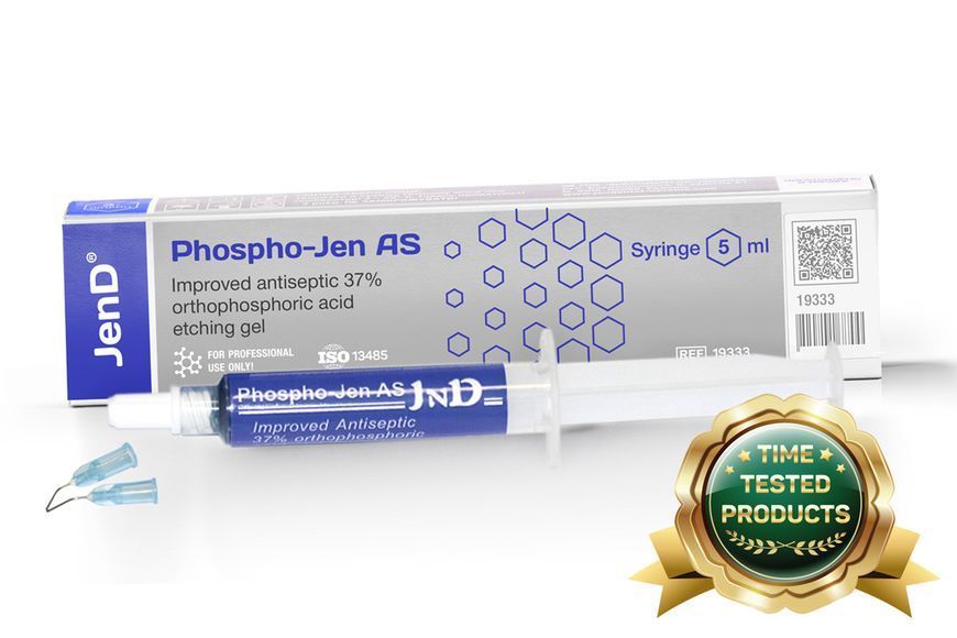 Phospho-Jen AS, 5мл., травильний гель, що містить 37% ортофосфорної кислоти з додаванням антисептика 1832200721 фото