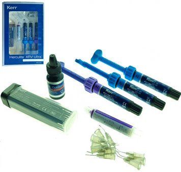 Herculite XRV Ultra mini kit (Геркулайт ХРВ Ультра набір), 3 шприца + адгезивна сиистема 1714886862 фото