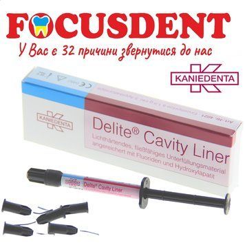 Delite Cavity Liner, текучий лайнер световой полимеризации, шприц 1,8г 2085806779 фото