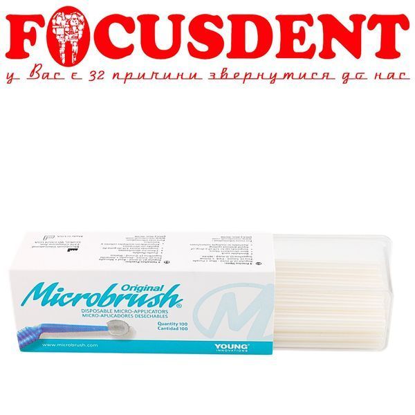 Мікроаплікатор Microbrush original superfine 1.0mm, 100шт 1804733457 фото